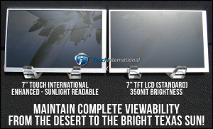 World's Brightest 7-Inch LCD Panel